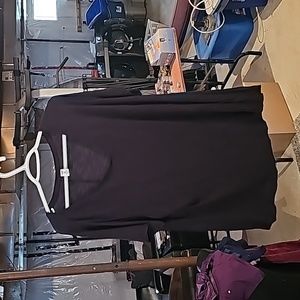 Old navey black short sleeve top sixe 2x